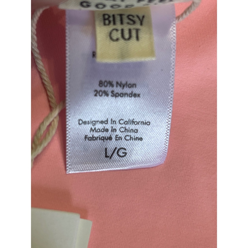 L Space x Jamie Van Slooten Leilani Bitsy Bikini Bottom Pink Large - Picture 7 of 11